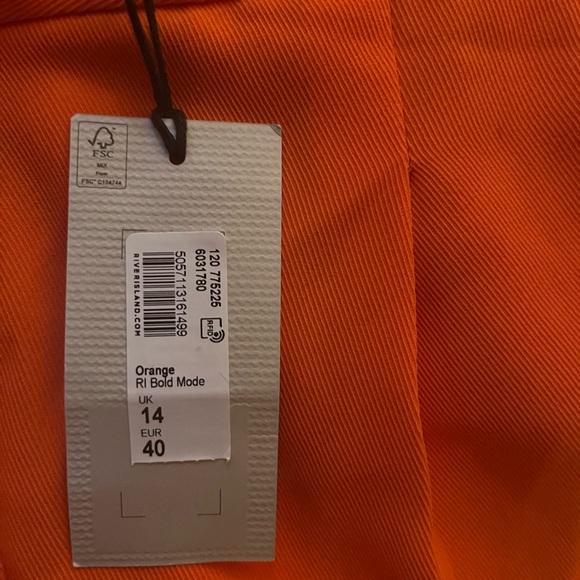 River Island Elasticated Flared Smart Trousers. 40 EU. New - Picture 4 of 7